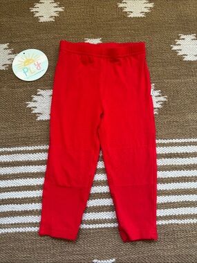 Little Sleepies Play Bright Red Leggings - Excellent Condition!